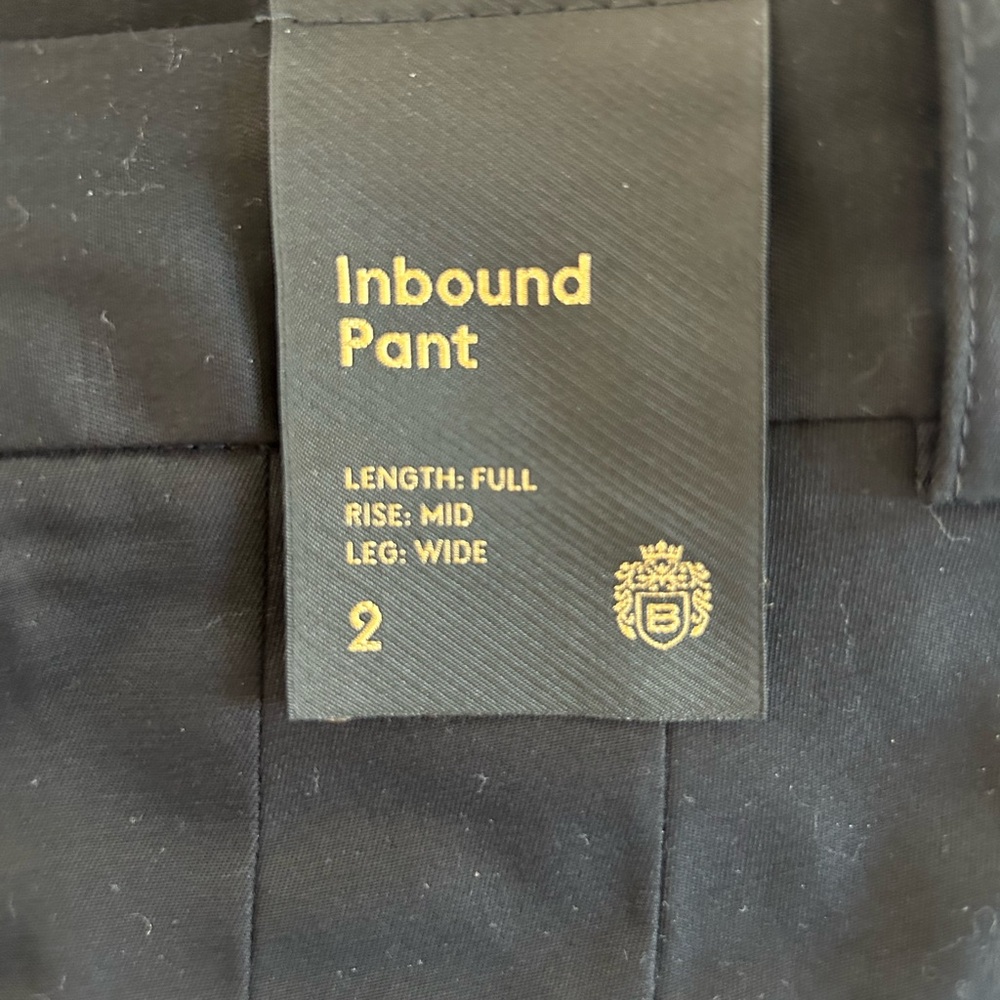 NWT Aritzia Babaton Inbound pleated front Wide Leg mid rise pants size 2 - Picture 12 of 12